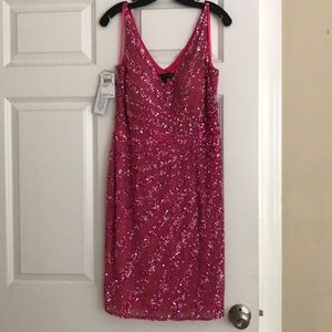 Pink sequins dress